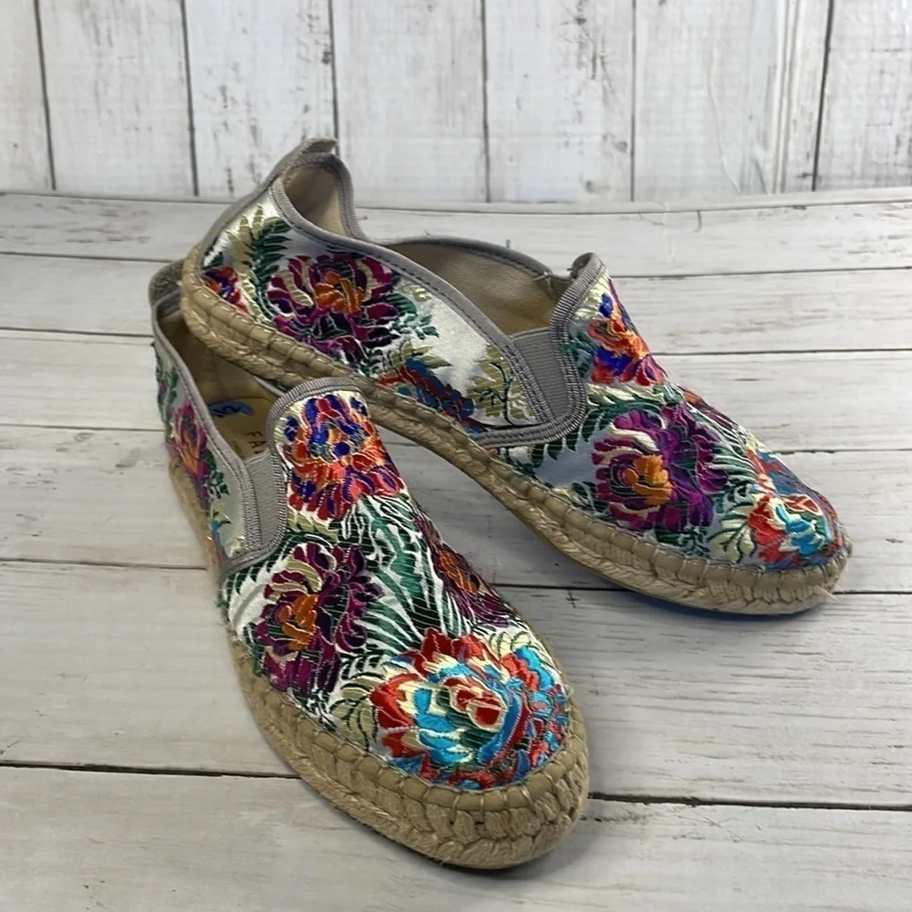 Fabiolas Embroidered Espadrilles Made in Spain